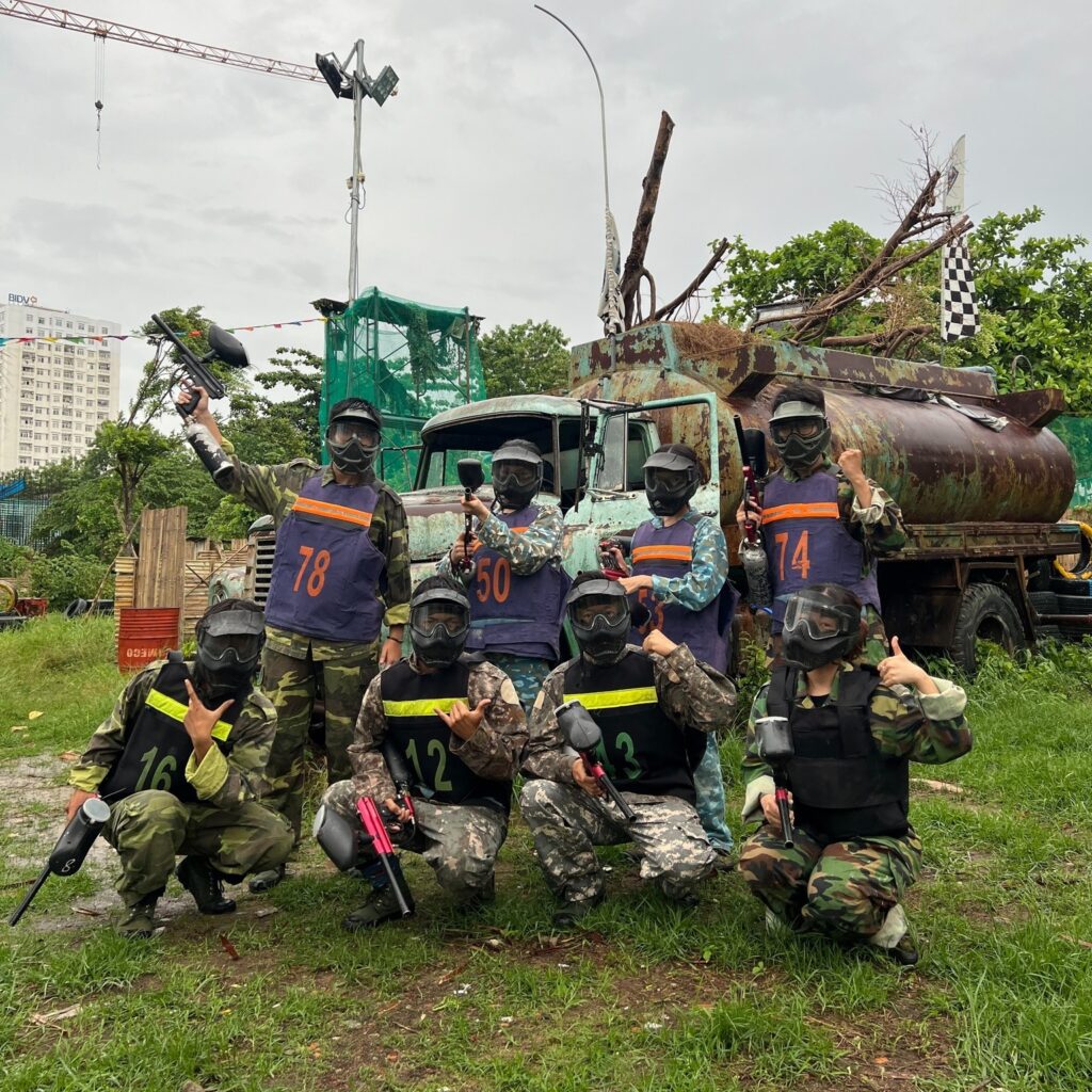 team building paintball