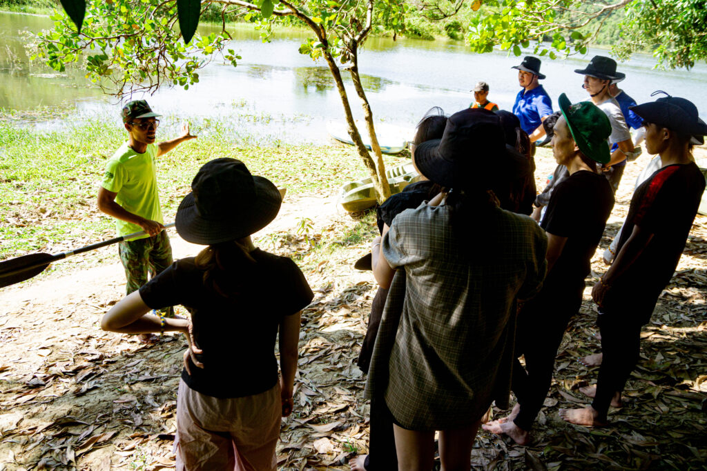 Kayak at Ta Lai long house nam cat tien