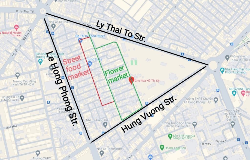 Ho Thi Ky market Ho Chi Minh city