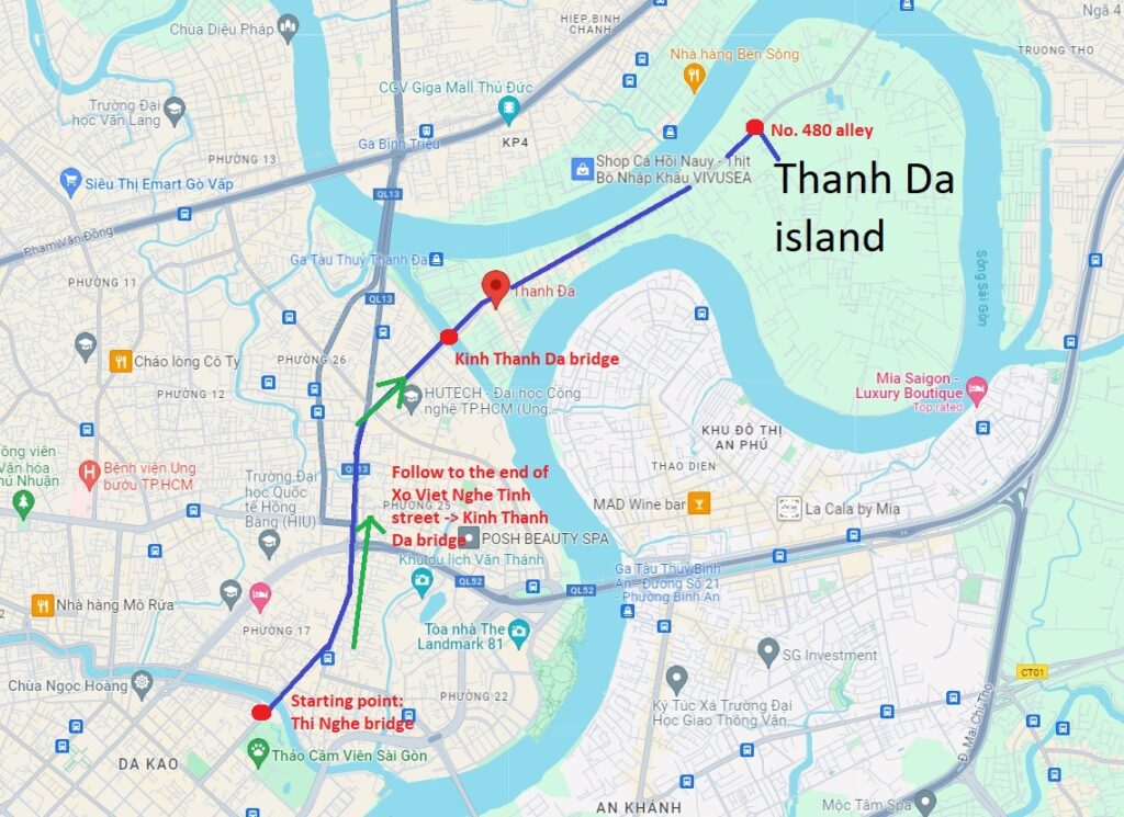 Best places for cycling in Ho Chi Minh city