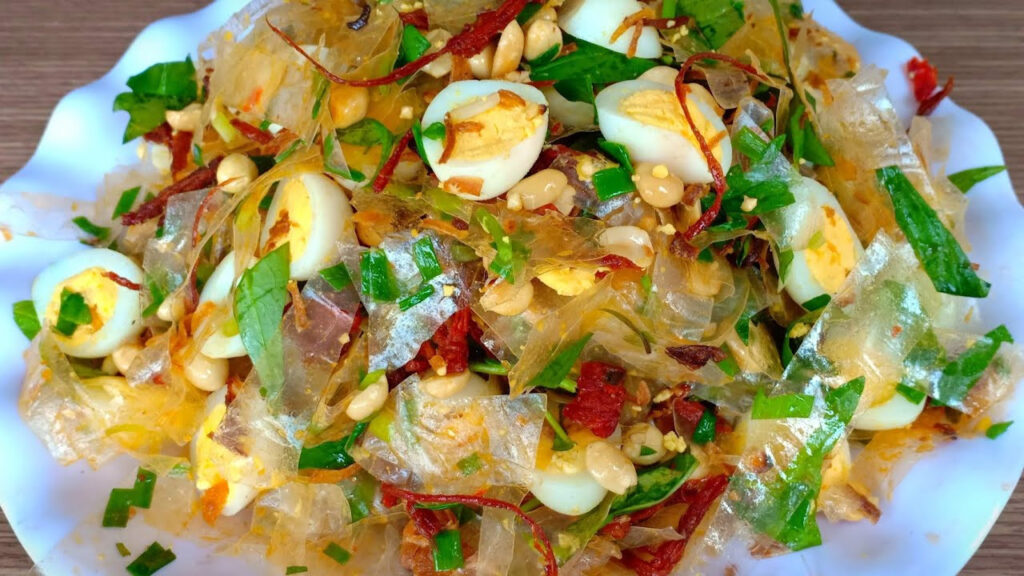 Street Food at Nguyen Canh Chan Street in Ho Chi Minh City