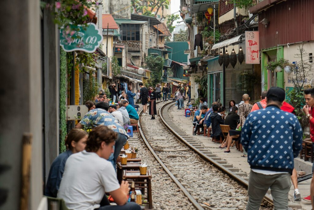 hanoi train street
