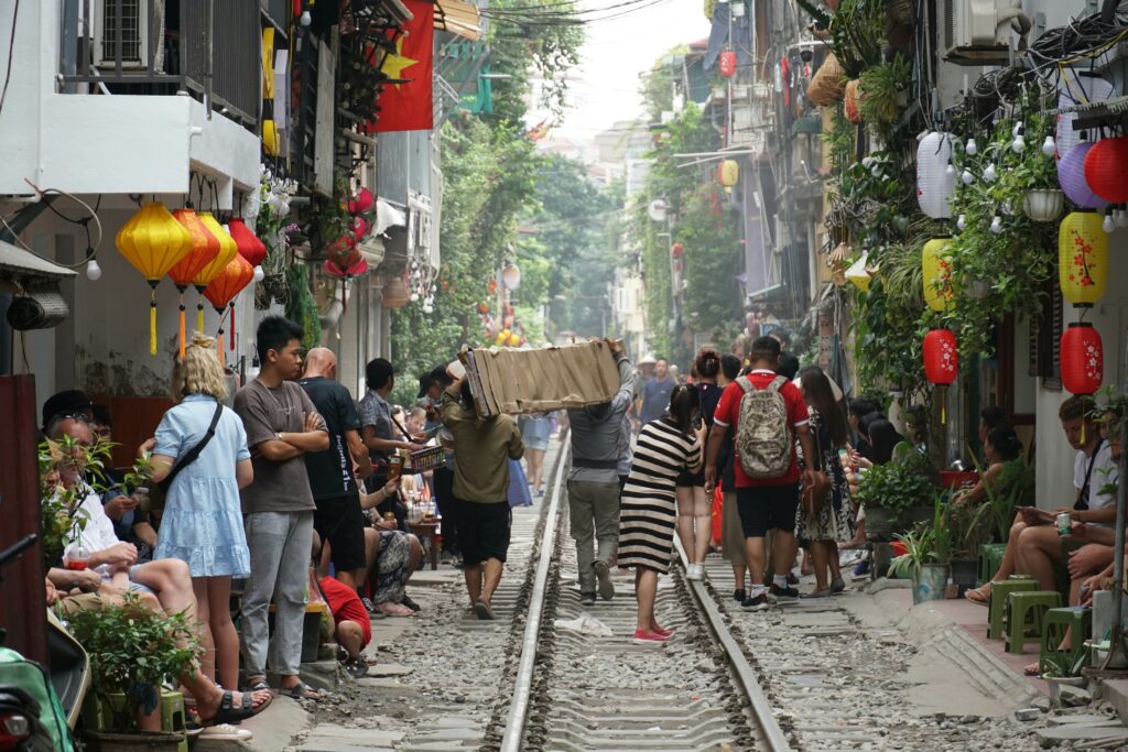 hanoi train street