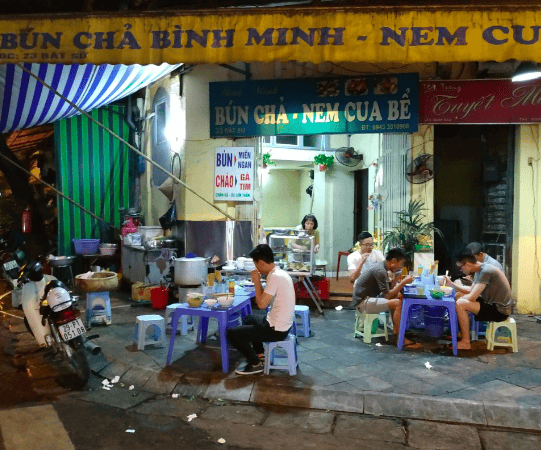 bun cha place hanoi