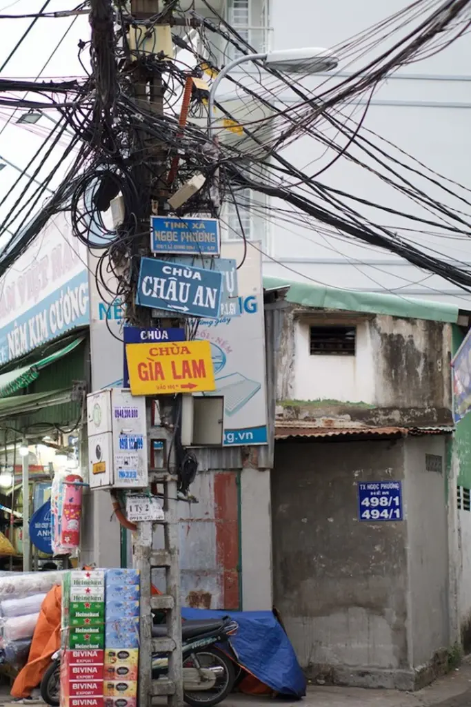 Hidden alleyways in Ho Chi Minh