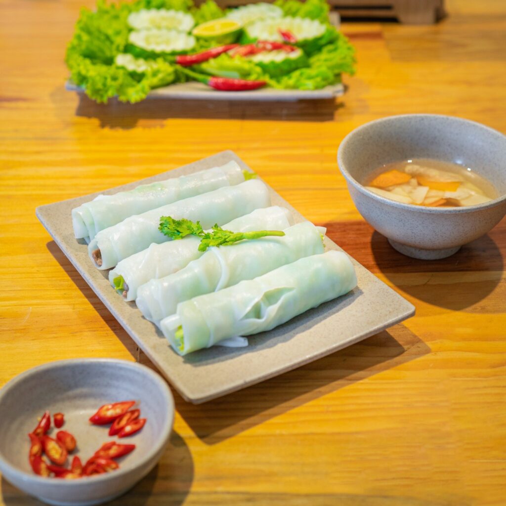 Vietnamese spring rolls