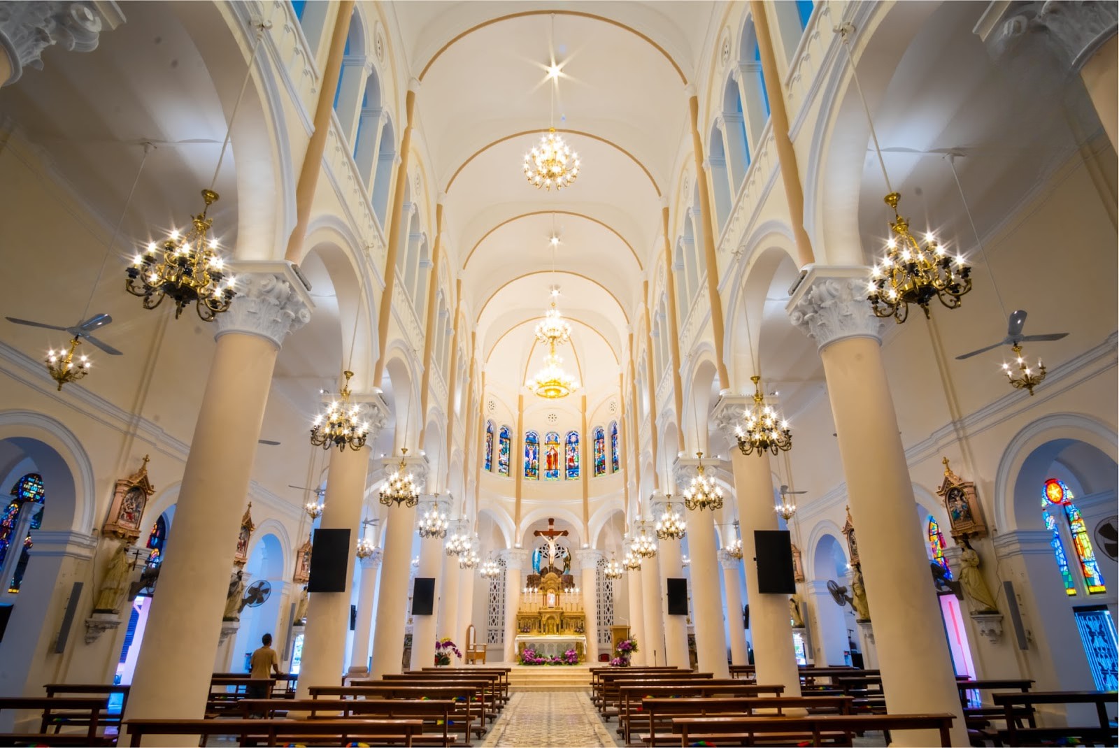 tan dinh church interior