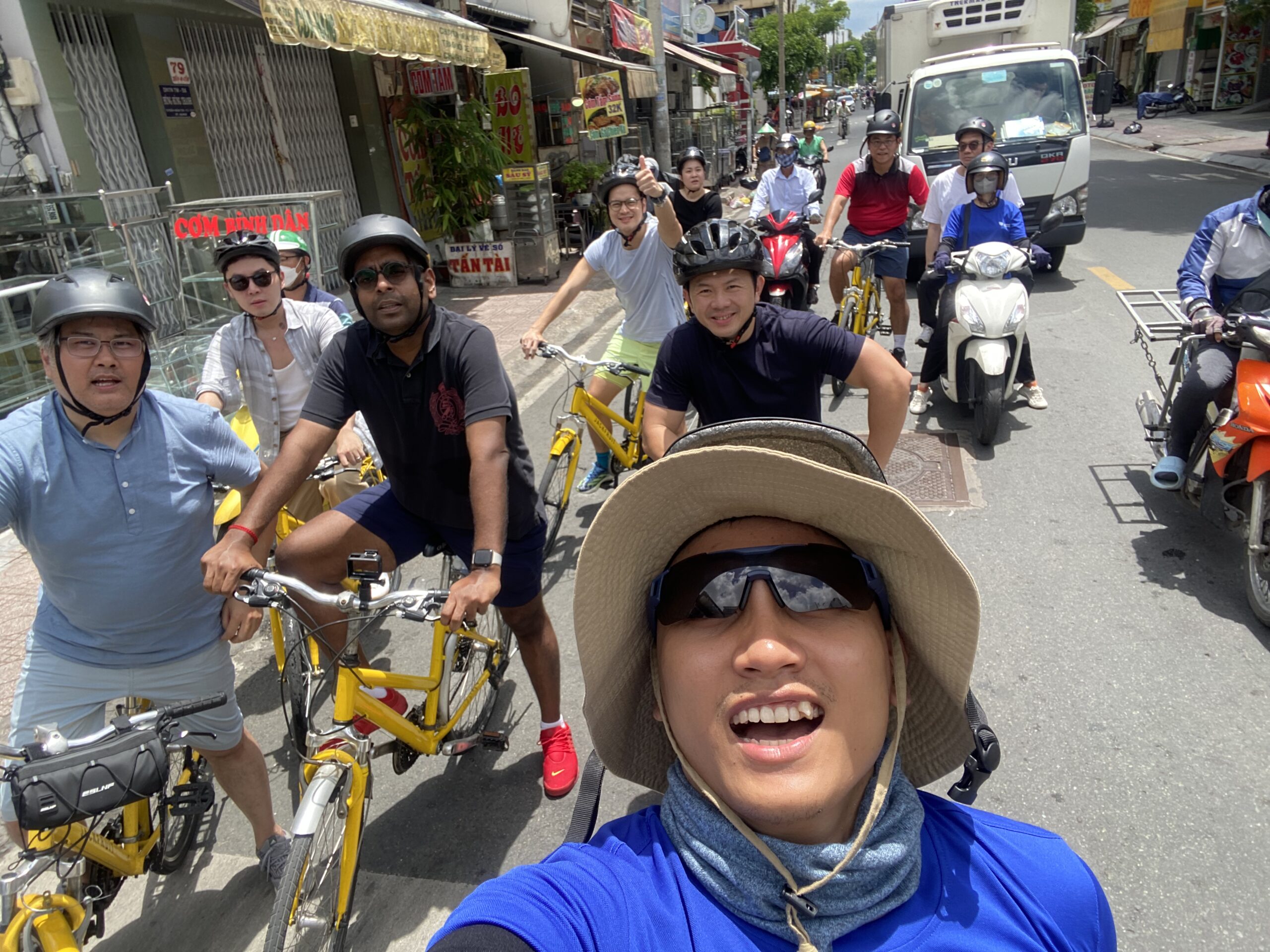 the challenge to cycling in Ho Chi Minh City