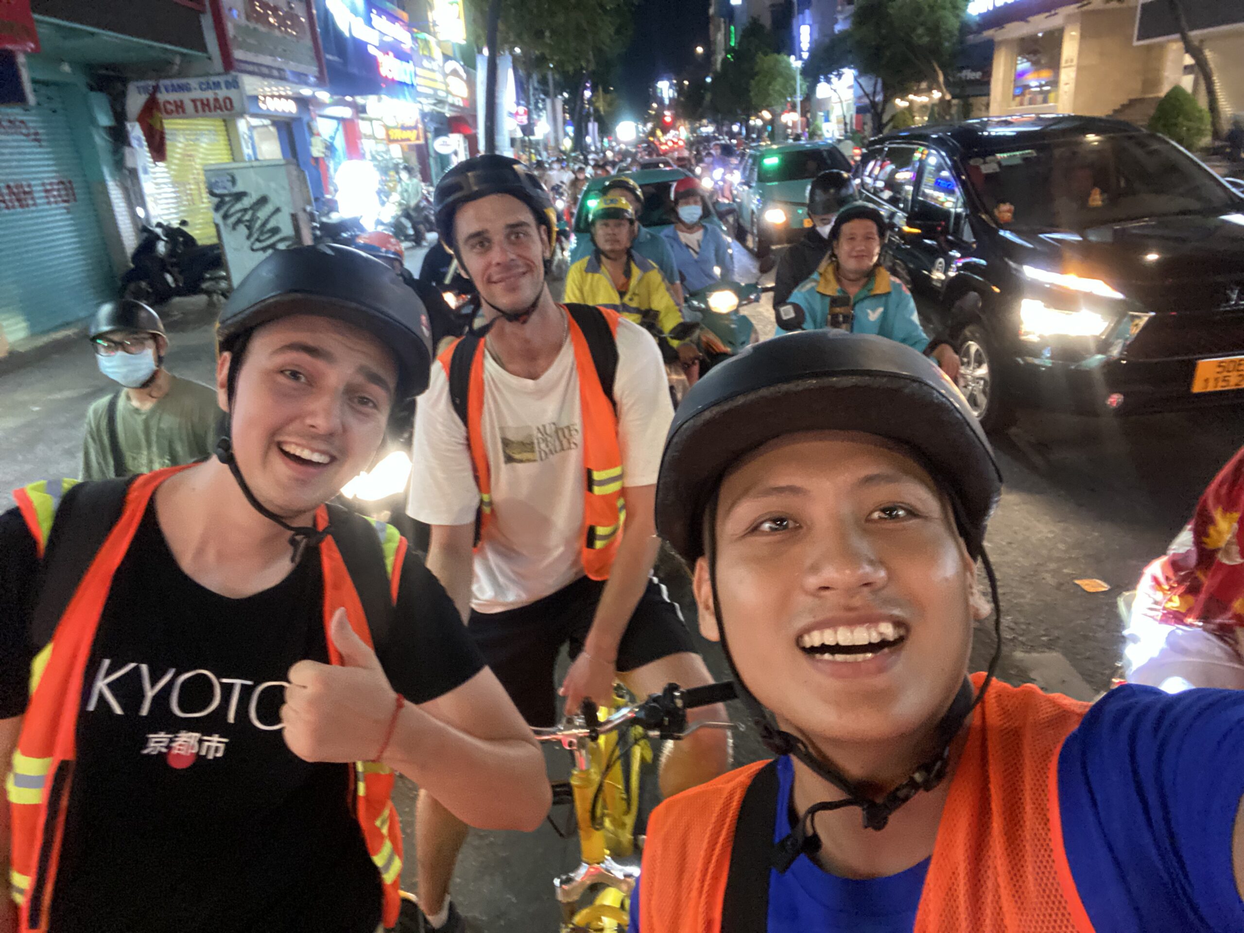 the challenge to cycling in Ho Chi Minh City